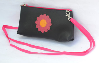 Cross body Bag with Flower