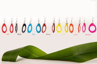 Tagua Donuts Earrings