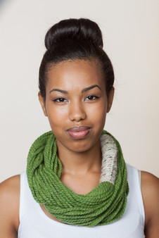 Bora Scarf - Green Grass