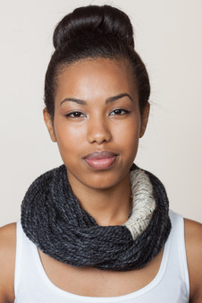 Bora Scarf - Charcoal Grey