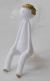 Novelty Ornaments - Small Gaurdian Angel - Gold