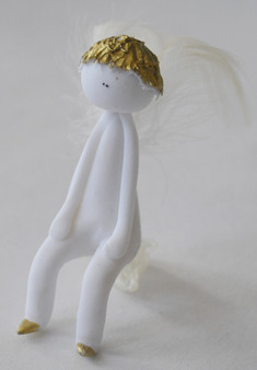 Novelty Ornaments - Large Gaurdian Angel - Gold