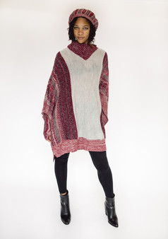 Gaucha Poncho Red